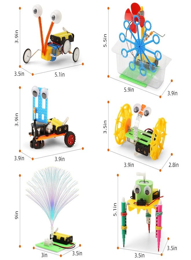 مجموعات الروبوتات STEM للأطفال، مجموعات علمية للأعمار من 8 إلى 10 سنوات ومن 8 إلى 12 سنة، بناء روبوت هندسي، ألعاب بناء، تجارب علمية، مشاريع، أنشطة ألعاب STEM للأولاد والبنات من عمر 8 إلى 12 سنة - Image 4